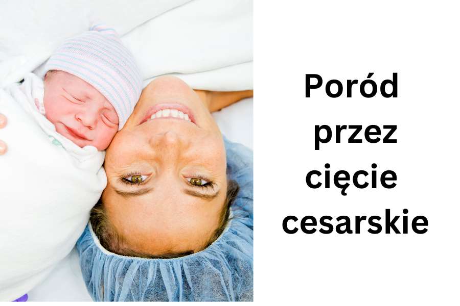 Kobieta z dzieckiem po porodzie